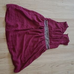 Burgundy event dress by CRB Gurl